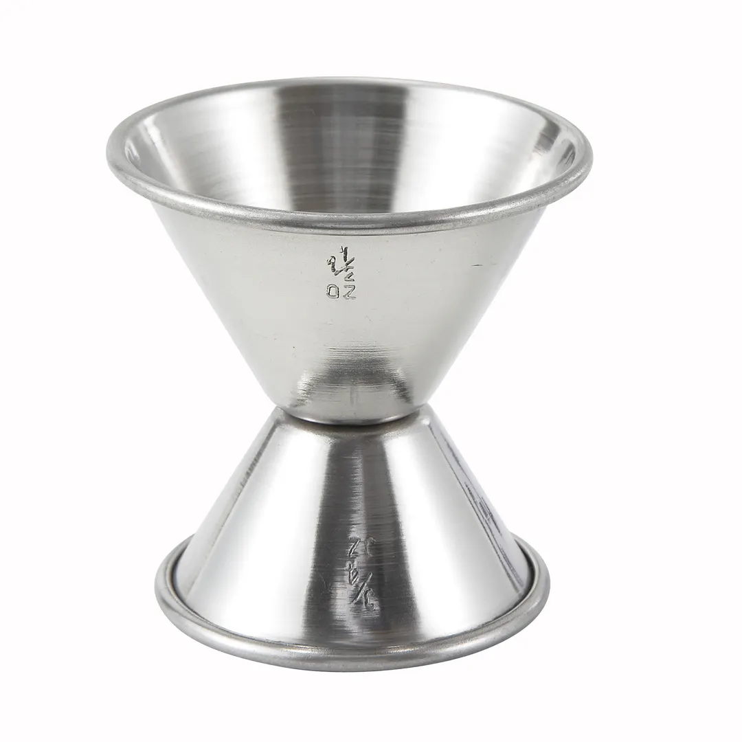 Winco J-3 Stainless Steel Jigger, 3/4 oz. x 1-1/2 oz.
