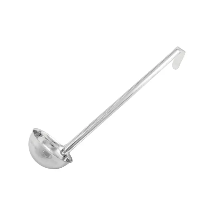 Winco LDI-5 Stainless Steel 1 Piece 5 oz. Serving Ladle w/ 12-1/2" Handle