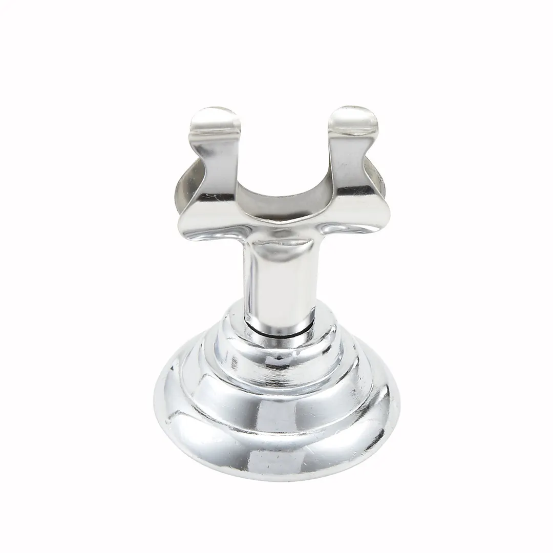 Winco MH-1 Harp Clip Menu Holder, 1"x1"x1-1/2" H, metal base, 1‑4" width, ≤3" height - 1 Dozen
