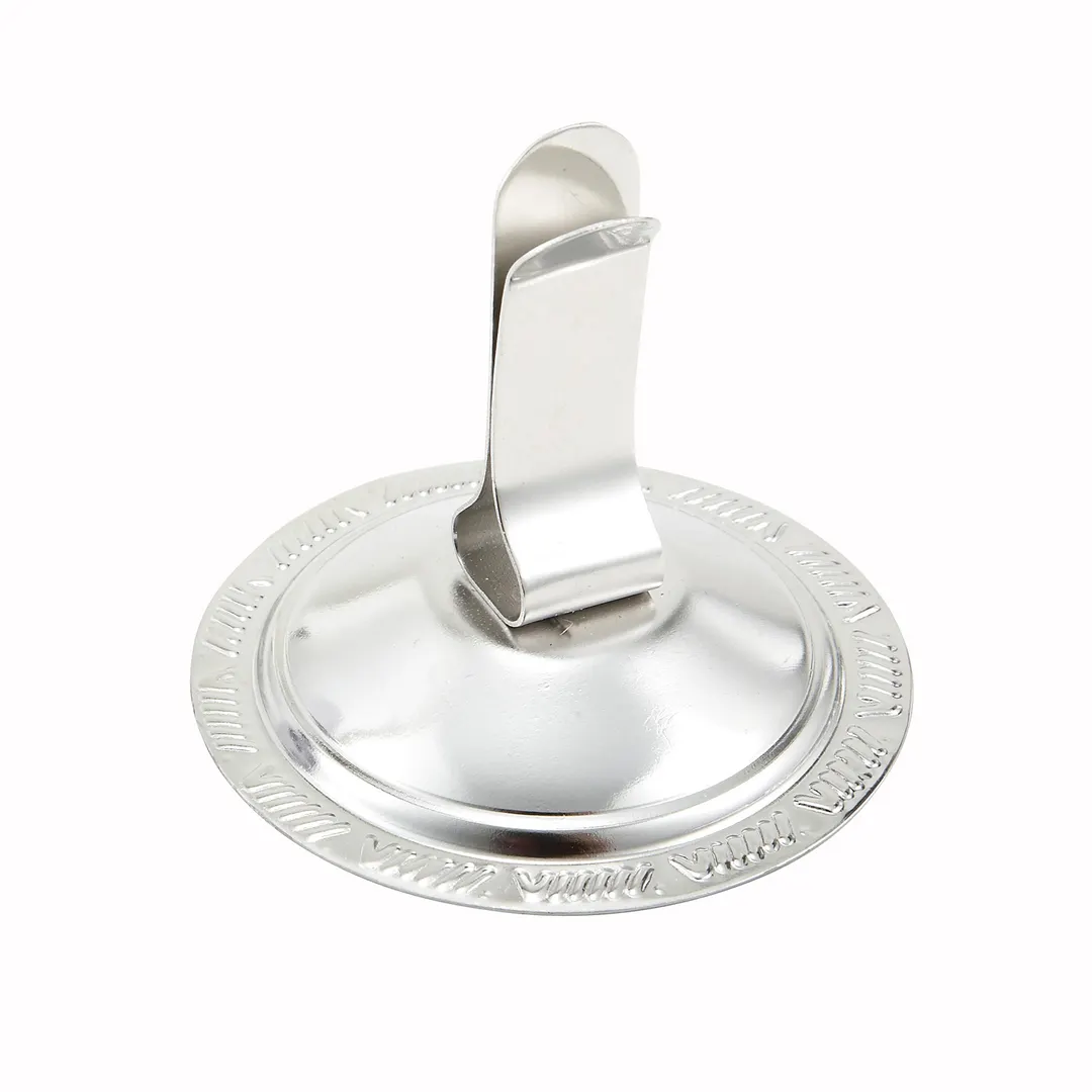 Winco MH-2C Menu Card Clip Holder, 2½" x 2½" Stainless Steel Straight Clip, Height 3" less, 1 Dozen