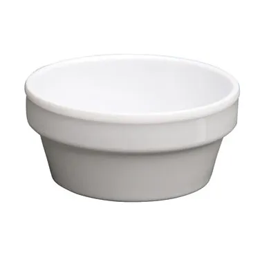 Winco MMSC-2W White Melamine Sauce Cup, 2.5 oz, 2-3/4" Dia., Heat-Resistant, NSF - 1 Dozen