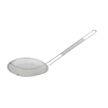 Winco MSS-6.5F 6 1/2" Stainless Steel Fine Single Mesh Strainer, Round