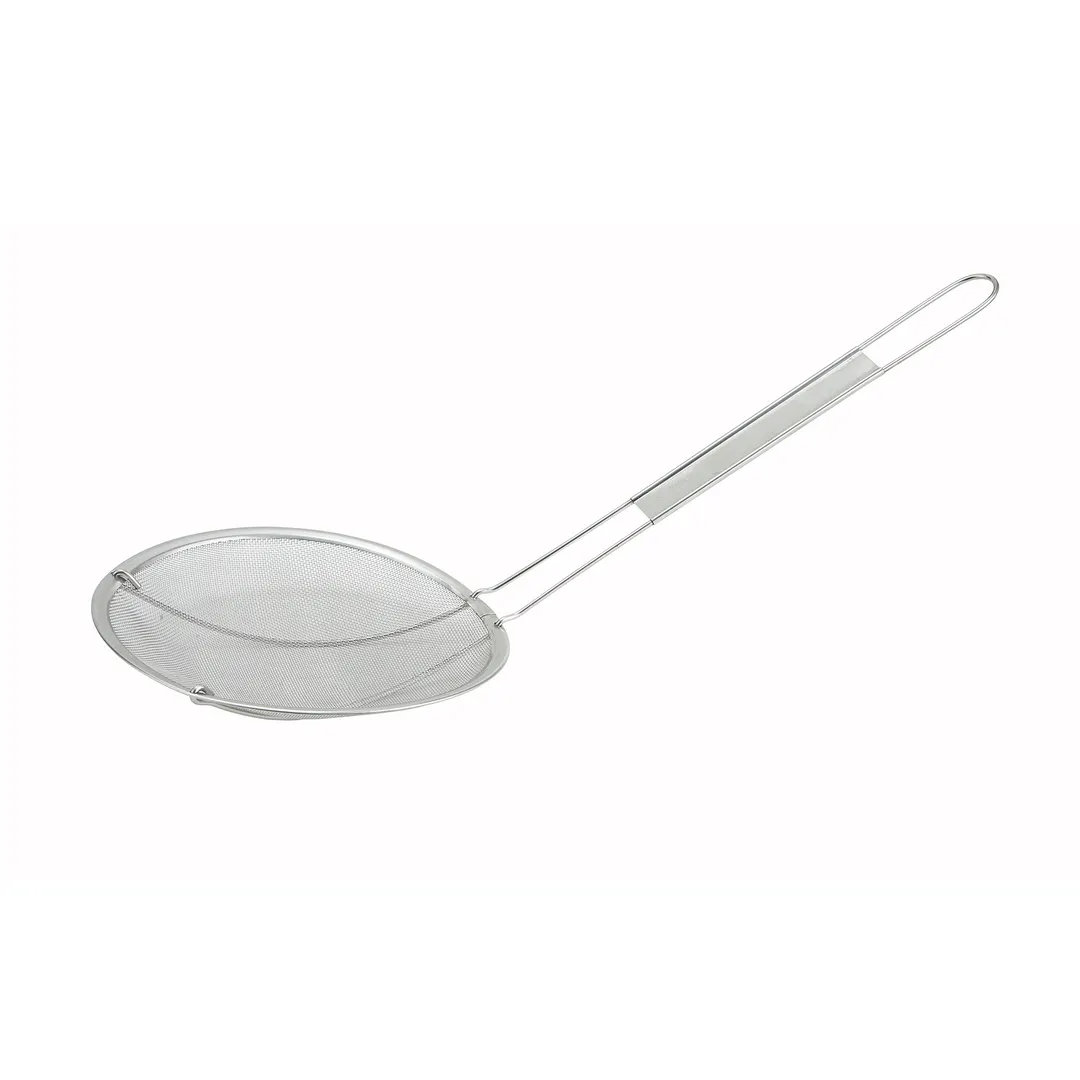 Winco MSS-6 6" Stainless Steel Coarse Single Mesh Strainer, Round
