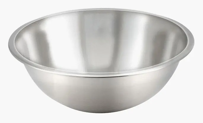 Winco MXB-950Q 9.5 Qt Stainless Steel Economy Mixing Bowl 