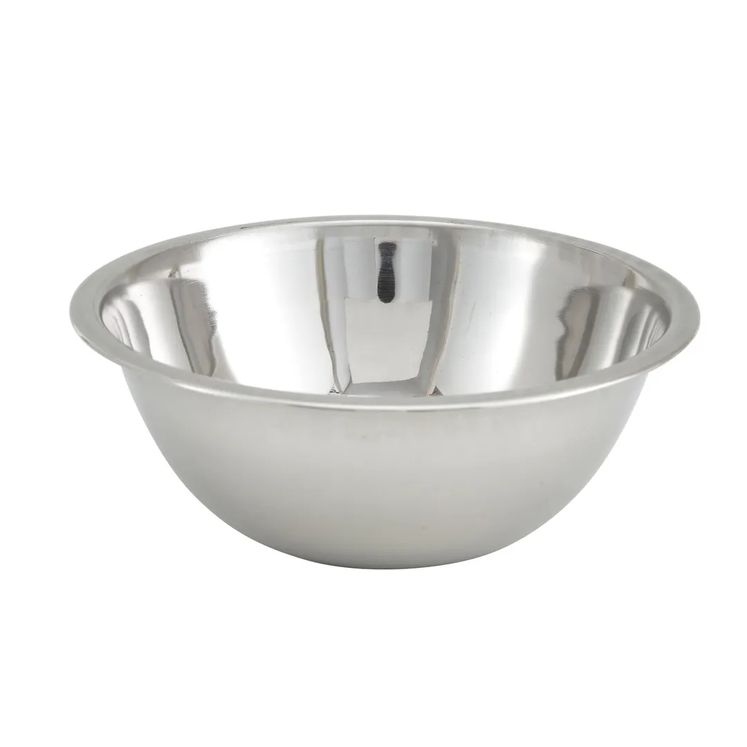 Winco MXBT-400Q 4 Qt. Stainless Steel All Purpose Mixing Bowl 