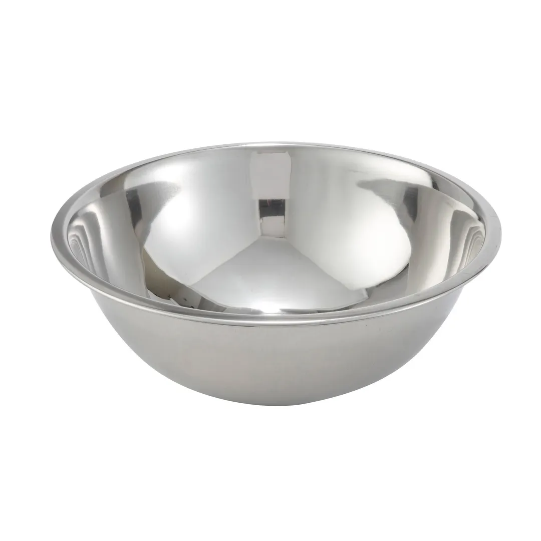 Winco MXBT-800Q 8 Qt. Stainless Steel All Purpose Mixing Bowl 