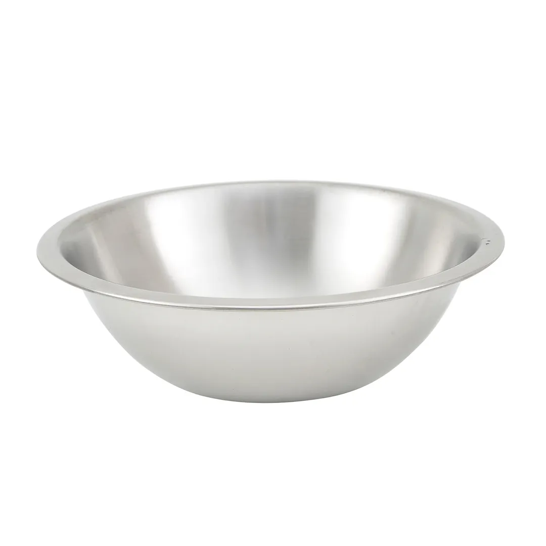 Winco MXHV-150 1.5 Qt. Stainless Steel Mixing Bowl - Heavyweight / Round