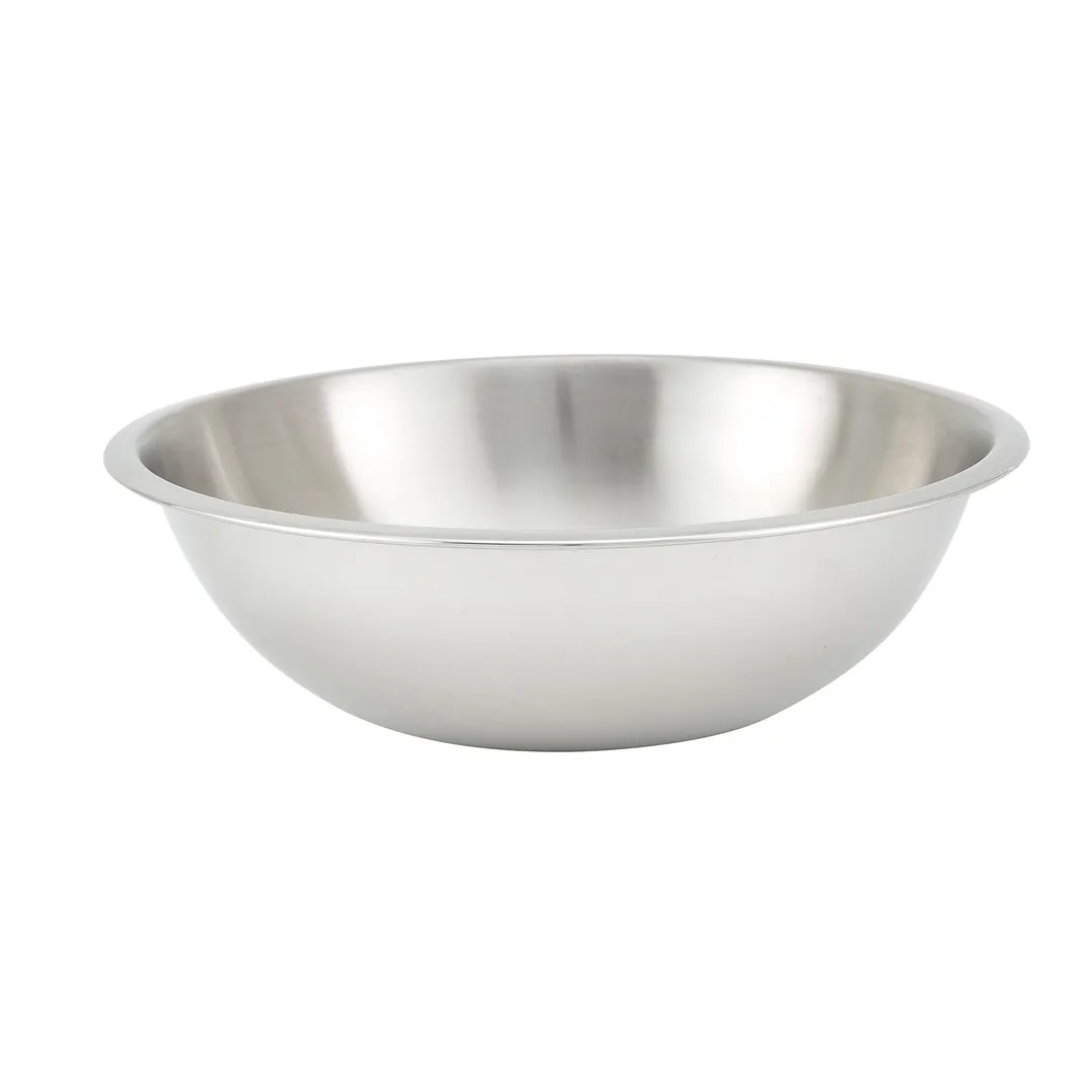 Winco MXHV-500 5 Qt. Stainless Steel Mixing Bowl - Heavyweight / Round