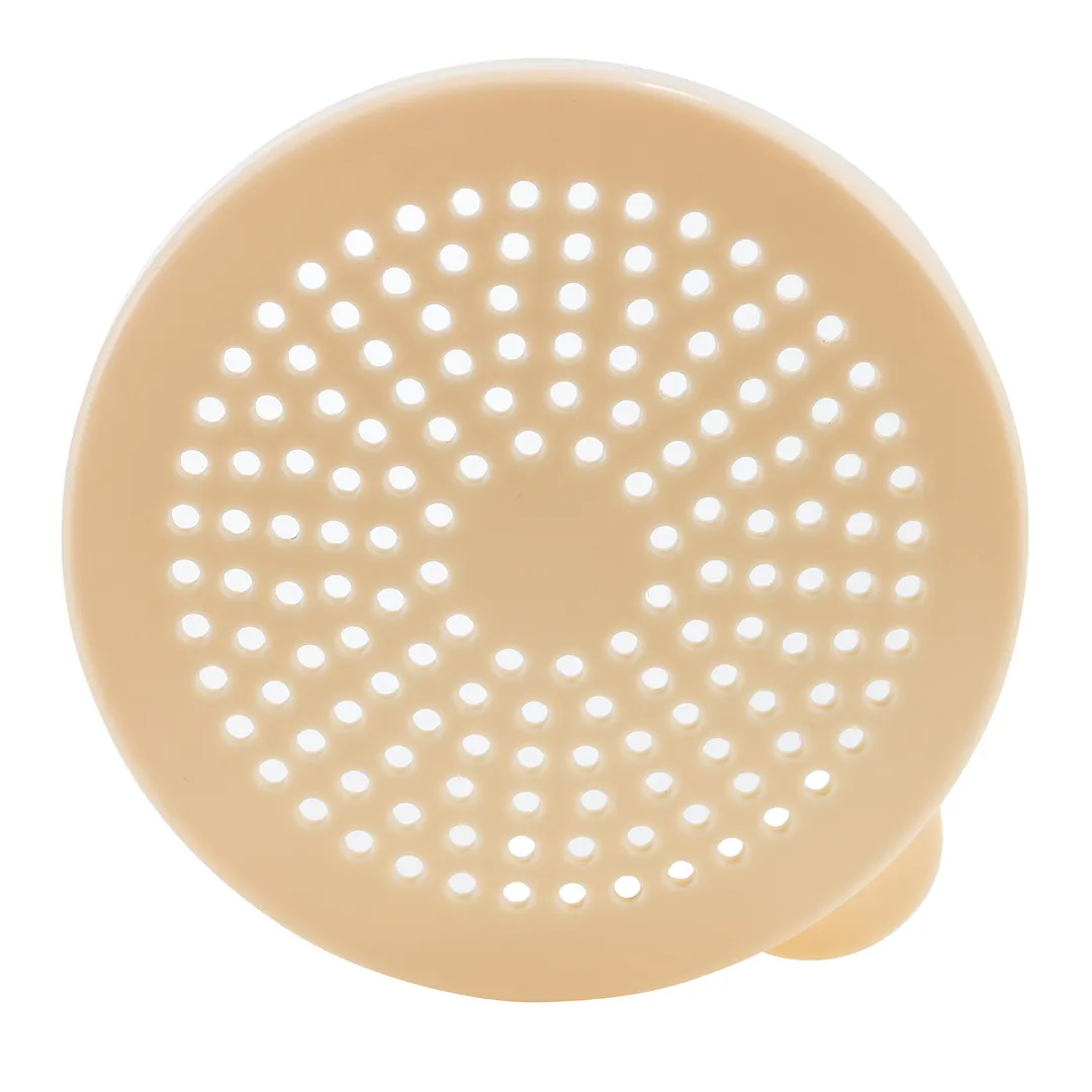 Winco PDG-BL 10 oz Beige Plastic Dredge Lid, Perforated Top, NSF, Fits PDG-10 & PDG-10AC - 6/Pack