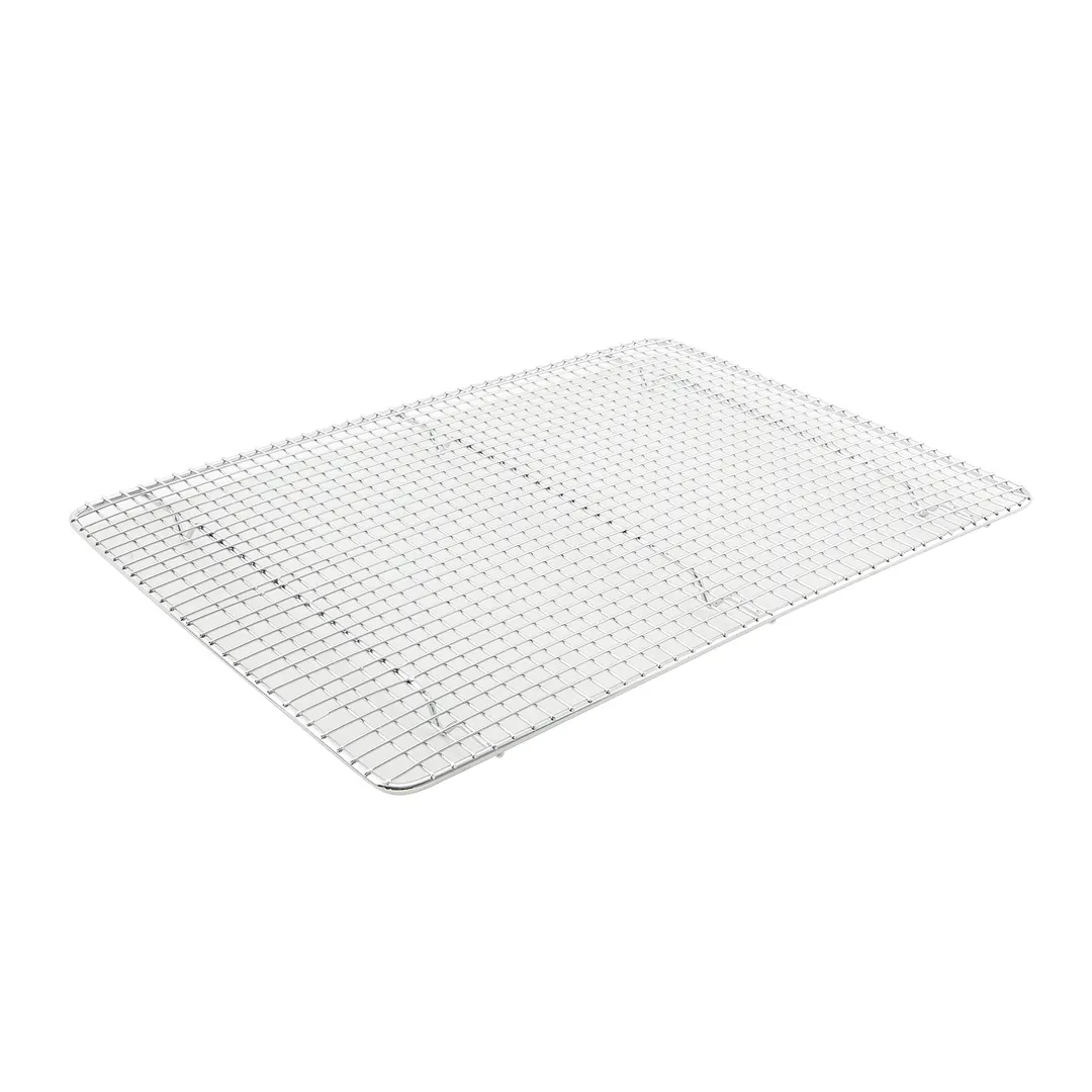 Winco PGW-1216 Wire Pan Grate, 12" X 16-1/2", 1/2 Size Bun, Footed