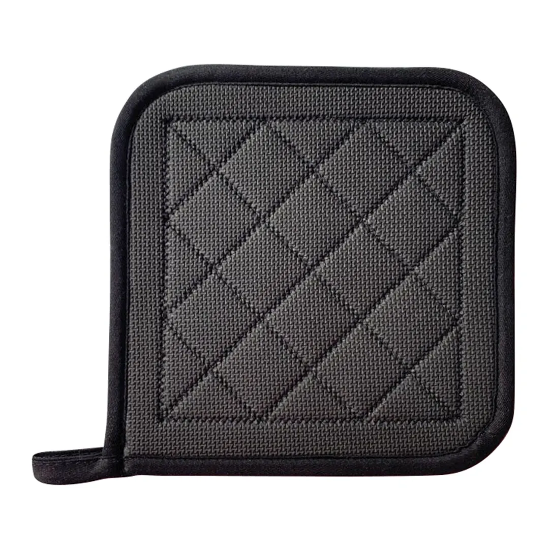 Winco PH-8N Neoprene 8" X 8" Pot Holder, Stain & Water Resistant, Black