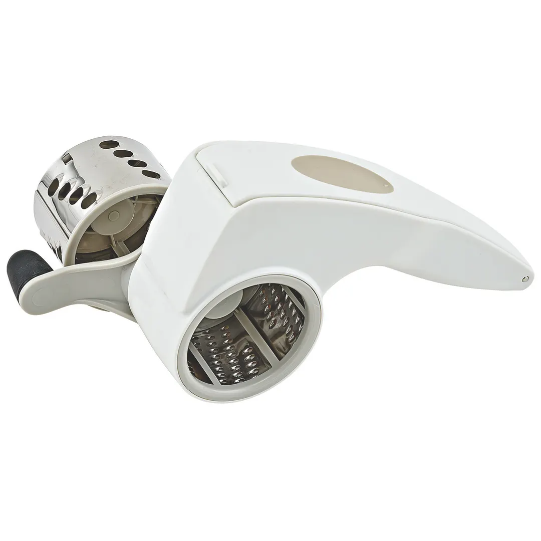 Winco PRTS-2 Rotary Cheese Grater w/ Fine and Coarse Interchangeable Drums