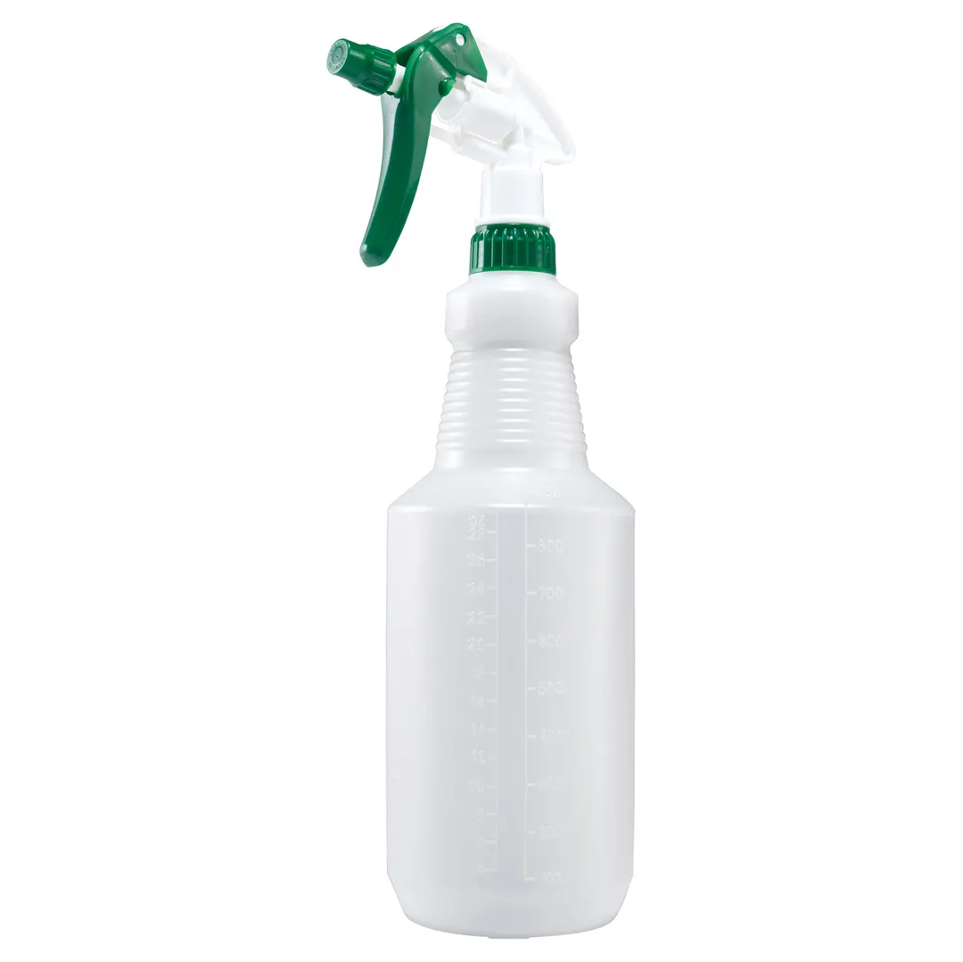 Winco PSR-9 Spray Bottle, 28 oz, Plastic, Green/White Sprayer