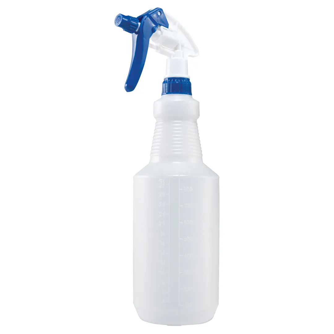 Winco PSR-9B Spray Bottle, 28 oz, Plastic, Blue/White Sprayer