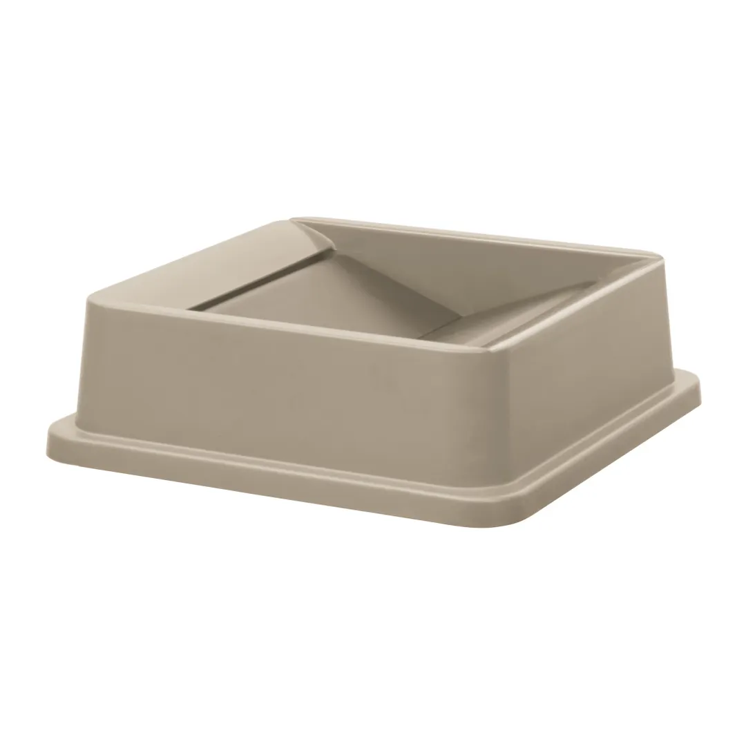 Winco PTCSL-23BE Lid, Square, Polystyrene, Beige (for PTCS-23BE) 