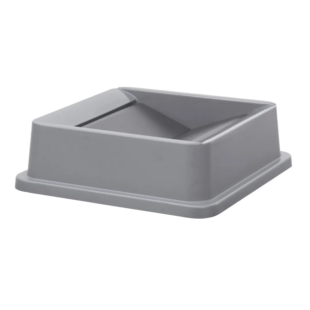 Winco PTCSL-23G Lid, Square, Polystyrene, Gray (for PTCS-23G) 