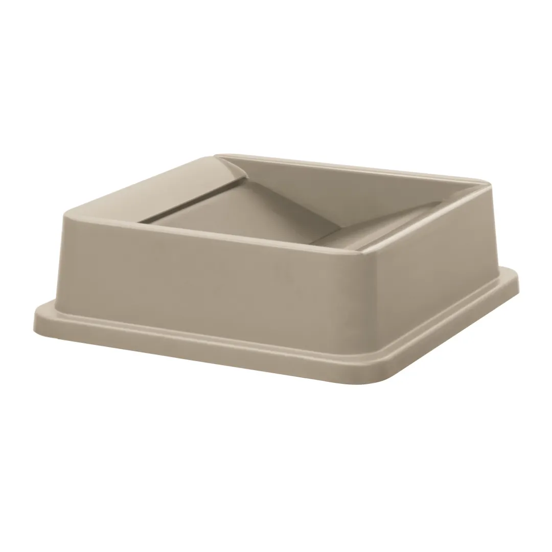 Winco PTCSL-35BE Lid, Square, Polystyrene, Beige (for PTCS-35BE) 