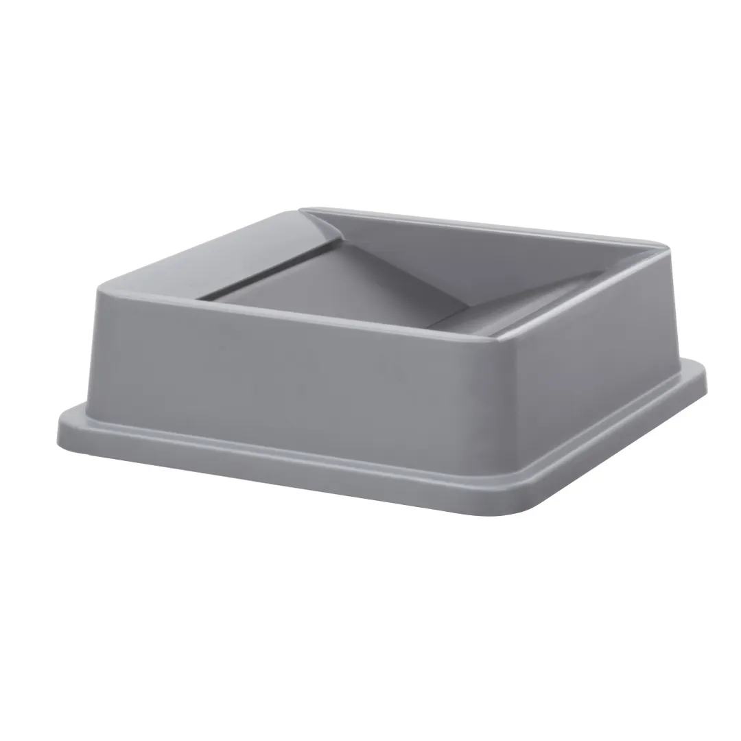 Winco PTCSL-35G Lid, Square, Polystyrene, Gray (for PTCS-35G) 