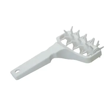 Winco RD-5P White Plastic Dough Docker w/ 5" Head