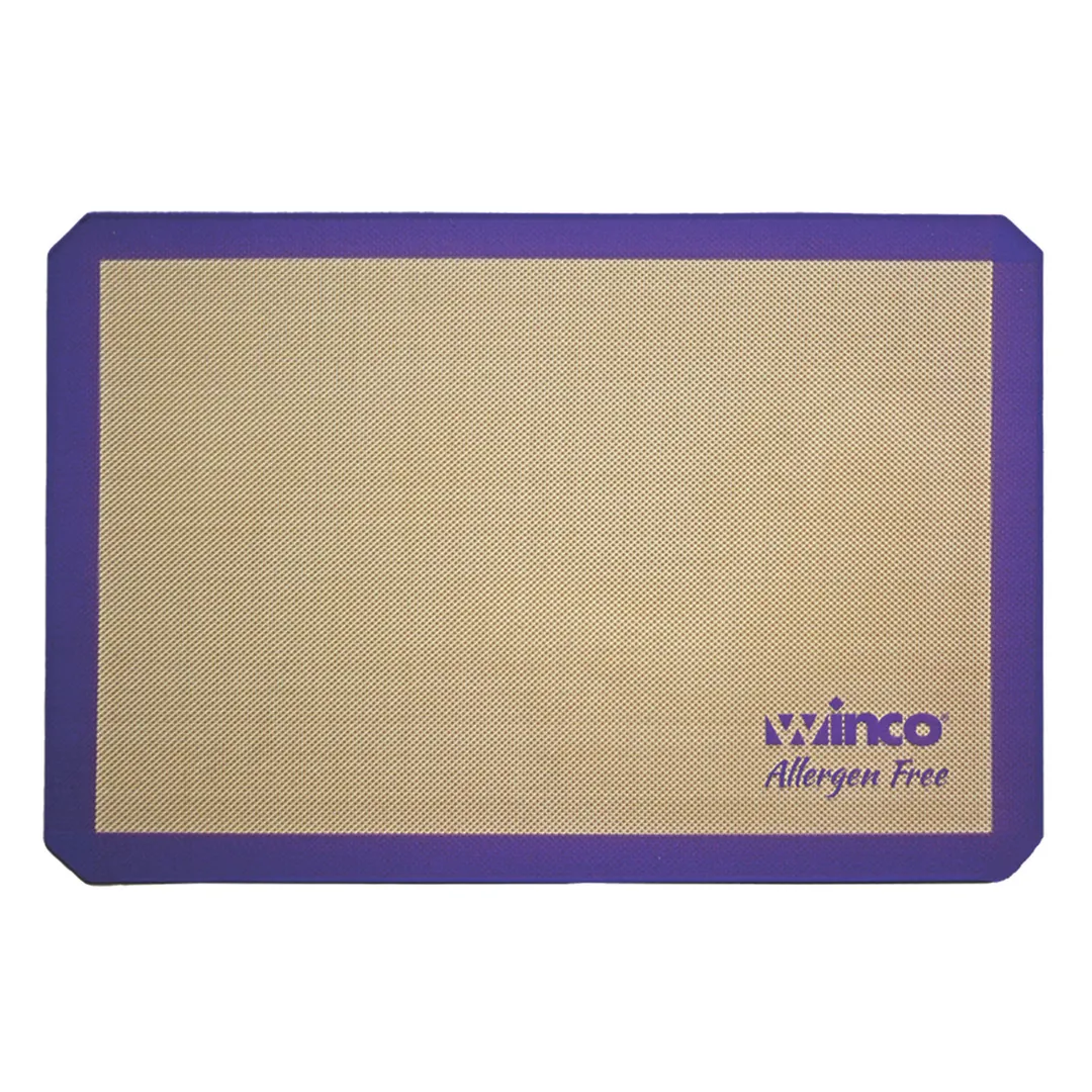 Winco SBS-21PP Silicone Baking Mat, 14-7/16" X 20-1/2", Double-Sided, Rectangular