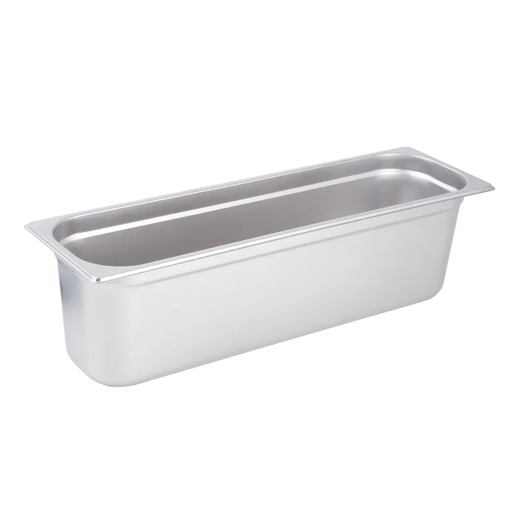 Winco SPJH-6HL 6" 1/2 Long Size Stainless Steel Steam Table Pan