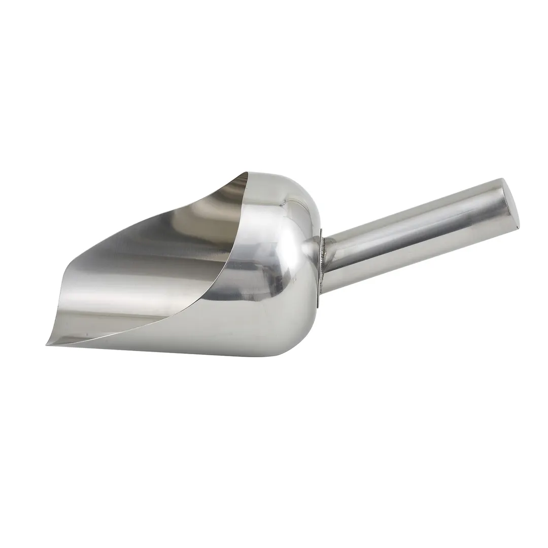 Winco SSC-2 Utility Scoop, 1 Qt., Stainless Steel