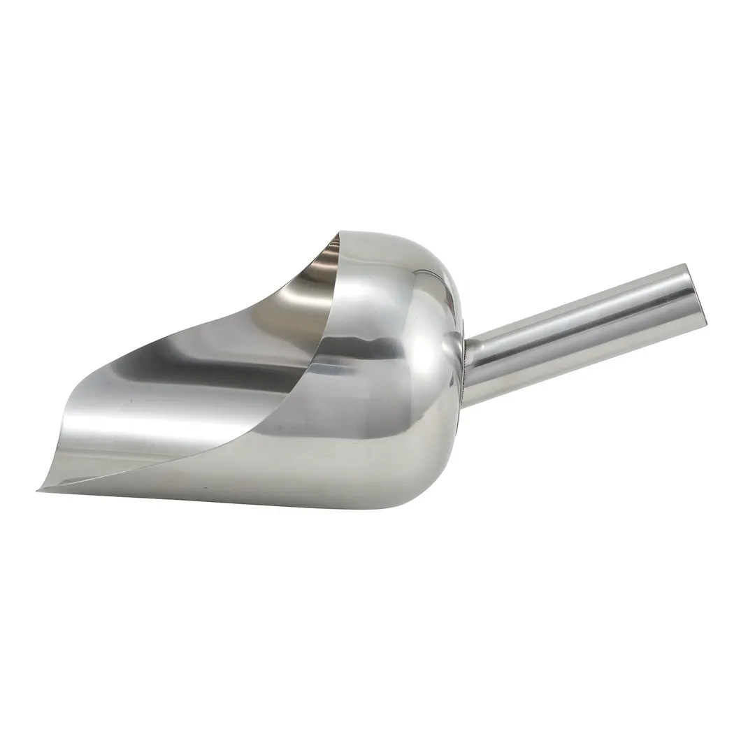 Winco SSC-3 Utility Scoop, 2 Qt., Stainless Steel