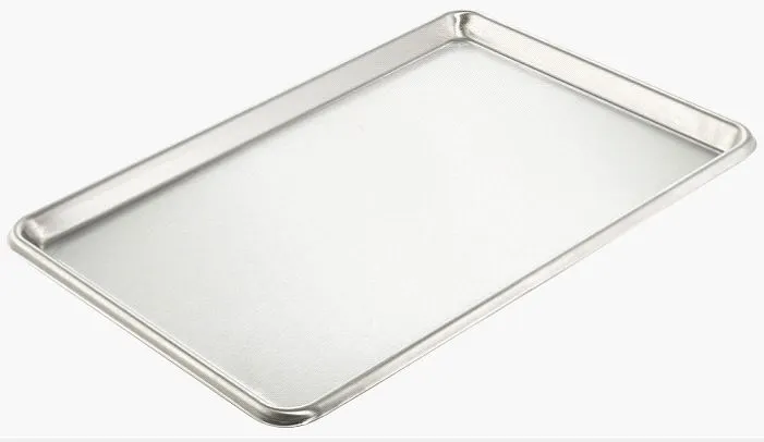 Winco SXP-1318 Full Size Sheet Pan, 13"L X 18"W, Open Bead, 18/8 Stainless Steel, 20 Gauge