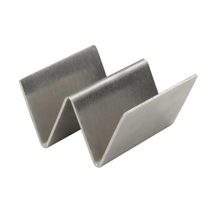 Winco TCHS-12MN Mini Taco Holder, 2-3/8"L X 2"W X 1"H, Holds 1-2 Tacos, Stainless Steel