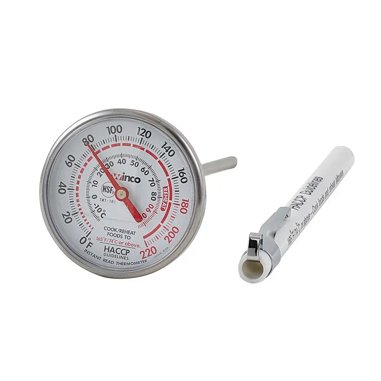 Winco TMT-IR1 Pocket Instant Read Thermometer, Temperature Range 0° To 220° F