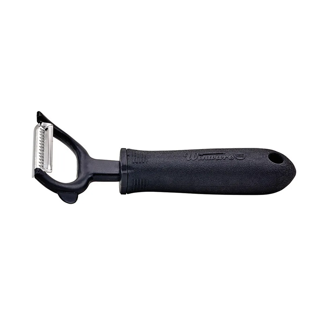 Winco VP-302 Julienne Peeler, 6-1/2", Soft Grip Handle, Stainless Steel