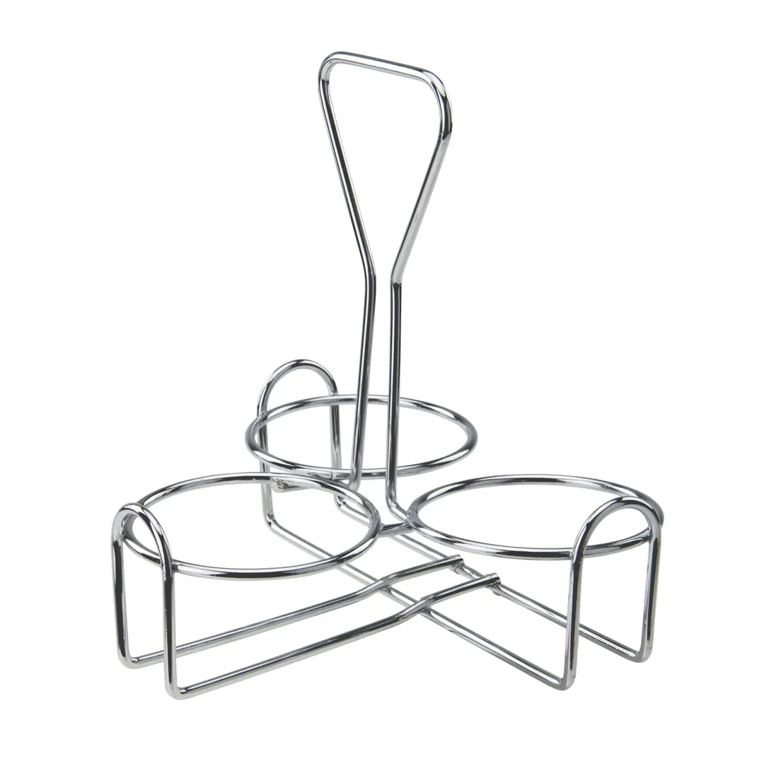 Winco WH-4 3 Ring Condiment Jar Holder