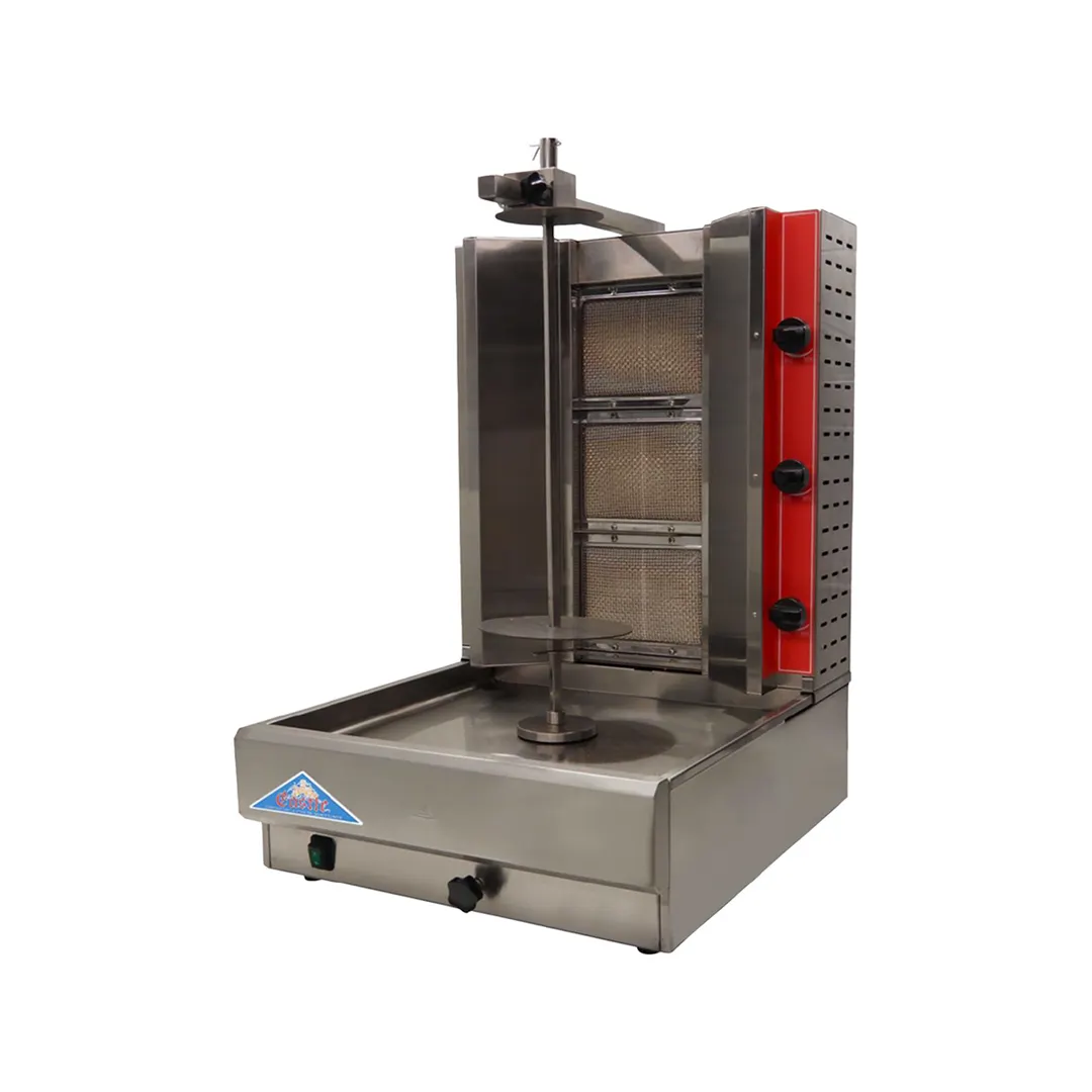 Comstock-Castle CCVB-4 37" Gas Gyro Machine, 100 lbs, (4) Natural Gas Burners