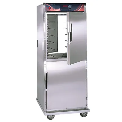 Cres Cor H137PSUA12DM 12-Set Pass-Thru Insulated Heated Holding Cabinet, Dutch Door, 2000W, 120V, Stainless Steel