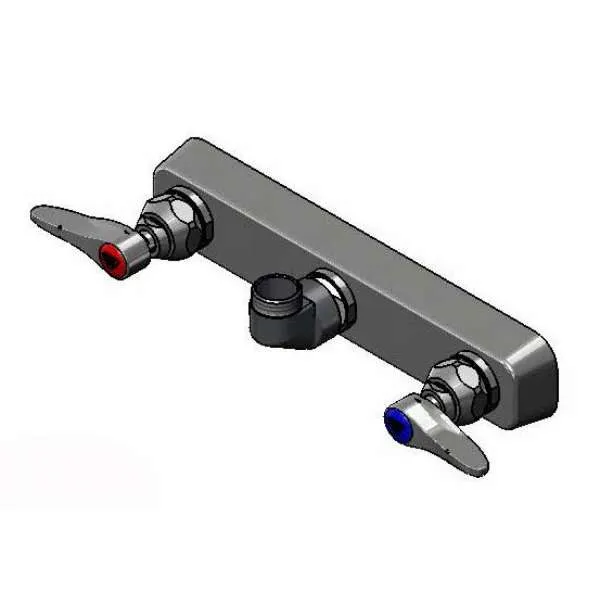T&S Brass B-5125-LN Workboard Mixing Faucet, Wall Mount, 8" Centers