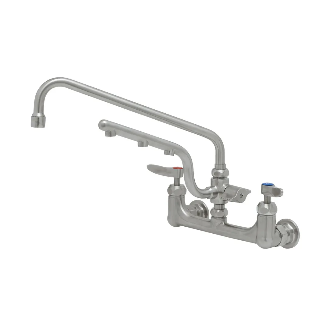T&S Brass S-0231-U12-CR Ultrarinse 8” Wall Mount Mixing Faucet