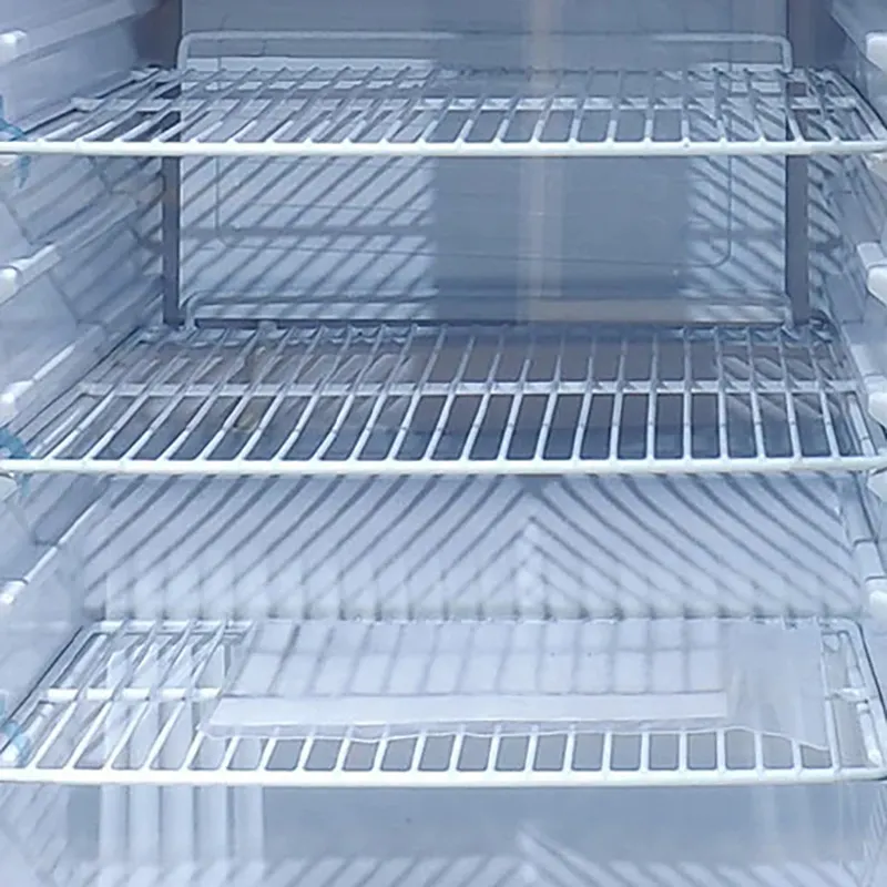Unity U-CF3 Countertop Glass Door Freezer, 3.5 cu ft, Black Steel, Triple Swing Door, LED, R290