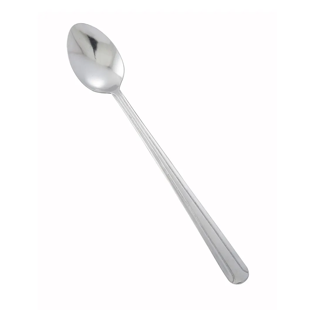 Winco 0001-02 Iced Tea Spoon, 7-7/8" Length, 18/0 Stainless Steel, Vibro Finish - 1 Dozen