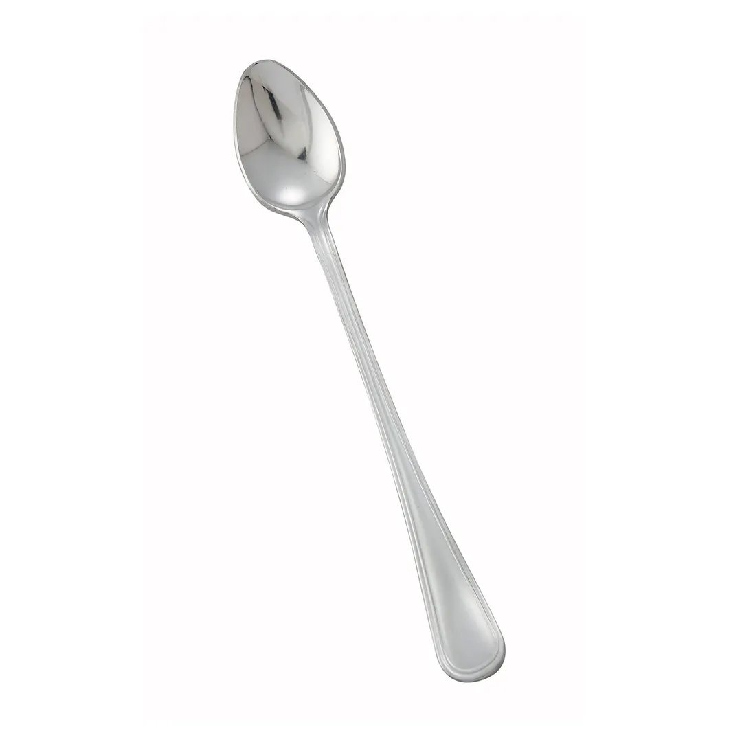 Winco 0021-02 Iced Tea Spoon, 7.5" Continental 18/0 Stainless Steel, Mirror Finish - 1 Dozen