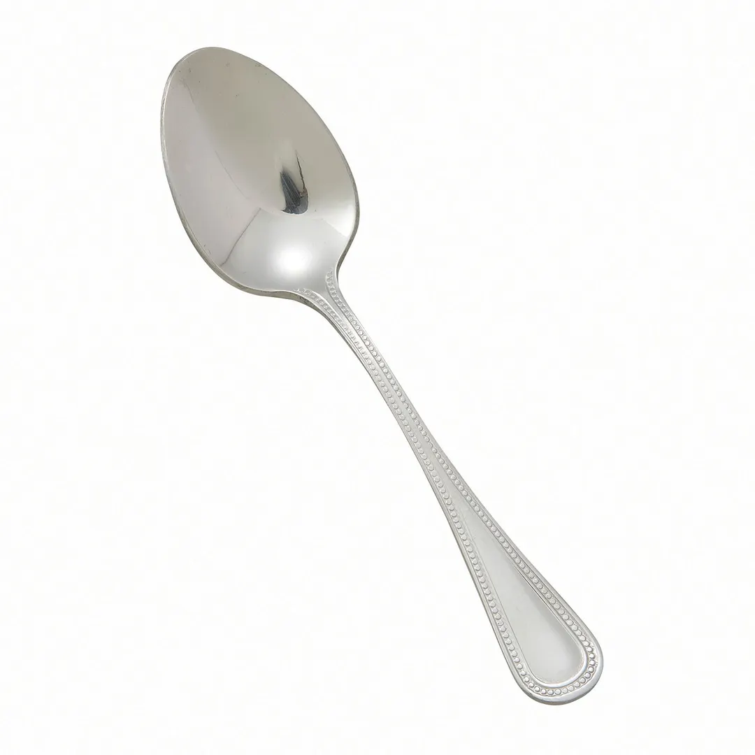 Winco 0036-09 Demitasse Spoon, 4-1/4" Heavy Pearl Mirror Finish 18/8 Stainless Steel 4.25" - 1 Dozen