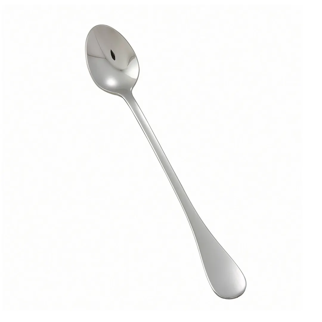 Winco 0037-02 Iced Tea Spoon, 7-1/4" Heavy 18/8 Stainless Steel, Mirror Finish Venice - 1 Dozen