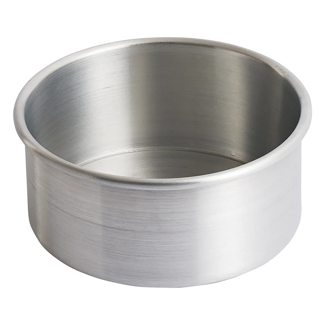 Winco ACP-063 Layer Cake Pan, 6" Dia. X 3"H, Round, Aluminum