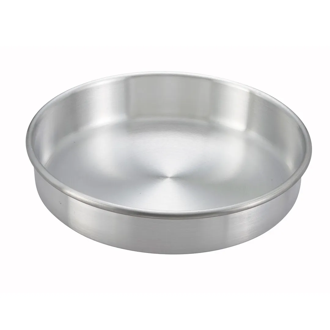 Winco ACP-083 Layer Cake Pan, 8" Dia. X 3"H, Round, Aluminum