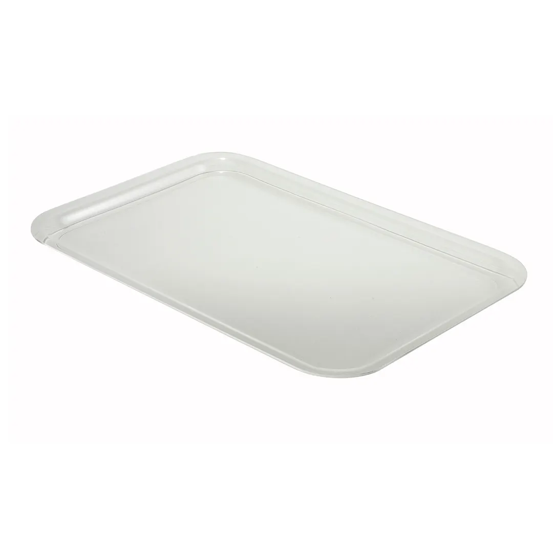 Winco ADC-TY Clear Acrylic Bakery Display Tray - 20-1/4" x 13-1/4" x 3/4"