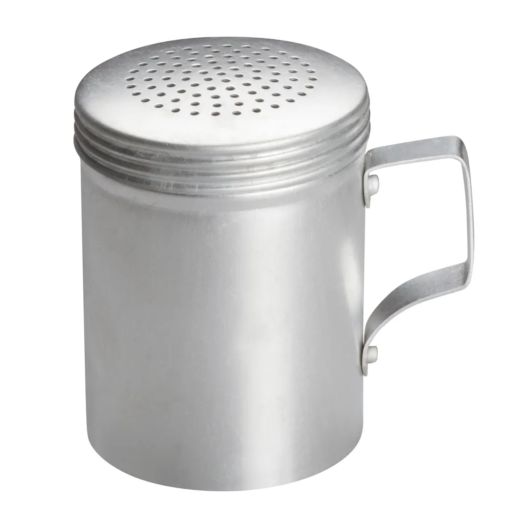 Winco ADRG-10 10 oz. Aluminum Dredge with Handle