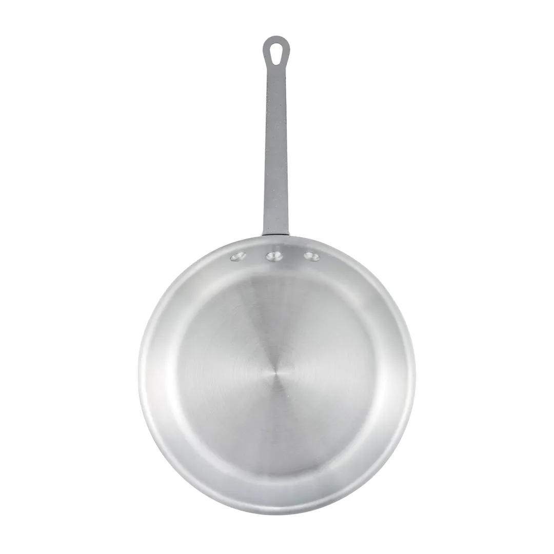Winco AFP-8S Majestic 8" Aluminum Fry Pan, Natural Finish