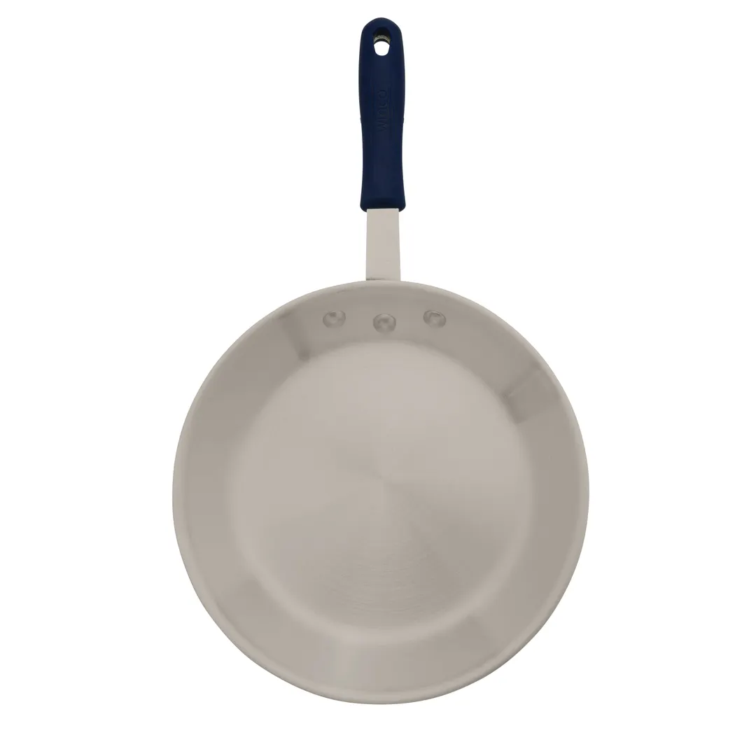 Winco AFPI-12H 12" Induction Ready Aluminum Fry Pan, Riveted Ergonomic Handle