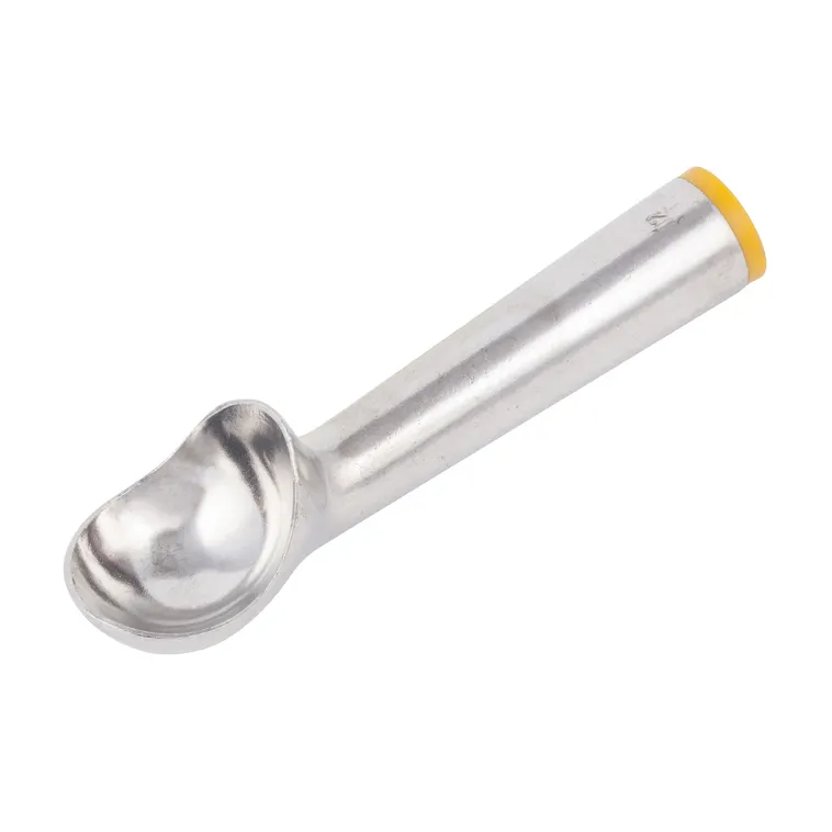 Winco AICD-12 3 oz. Aluminum Ice Cream Scoop / Dipper, Size 12