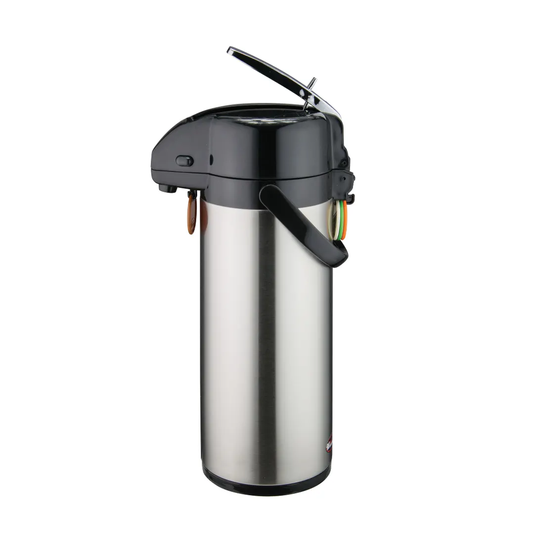 Winco APSK-730 3.0 Liter Stainless Steel Lined Airpot with Lever