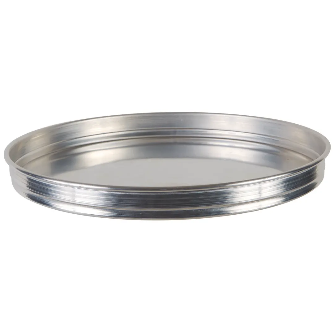 Winco APZK-1615 16" x 1.5" Deep Stackable Aluminum Pizza Pan, Round
